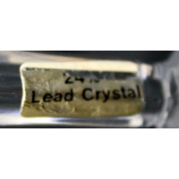 Vtg 1978 Glen Jones Glass Crystal Bell Engraved Clear Profile Lady Mother w/Pram - Picture 6 of 10